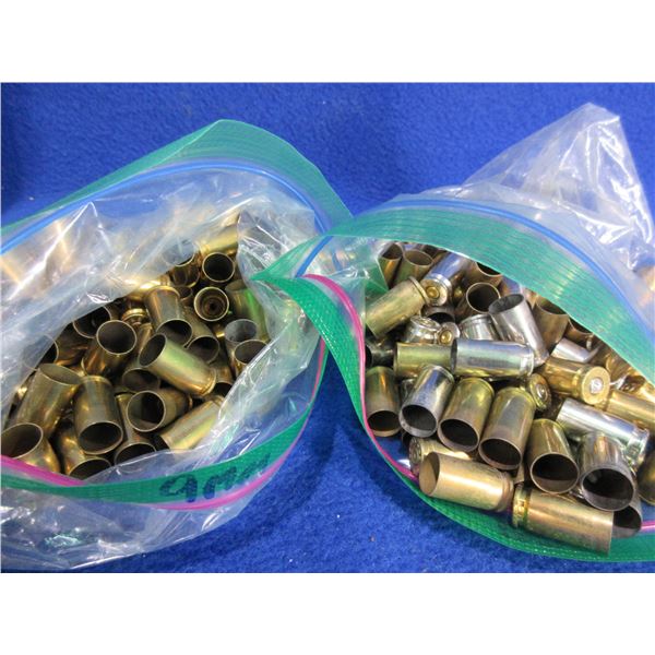 Brass Only - 9MM Unprimed - 2 Bags of 100