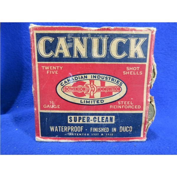 Collector Ammo - 16 Ga 2 3/4" 1 Buck Canuck Shotshells