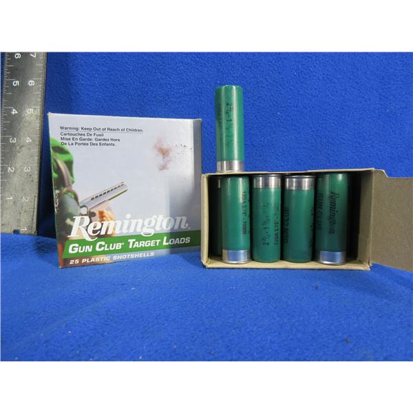 12 Ga 2 3/4" 7 1/2 Shot Remington Shotshells