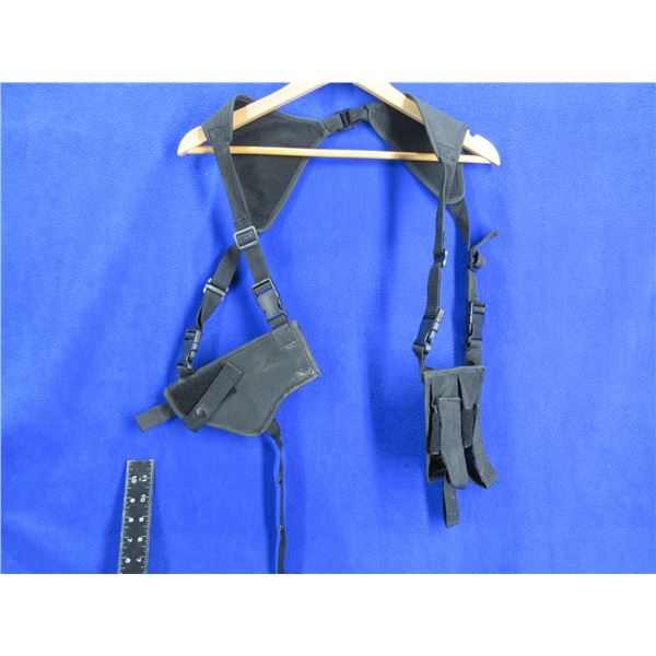 Taigear Horizontal Shoulder Holster with Magazine Pouch