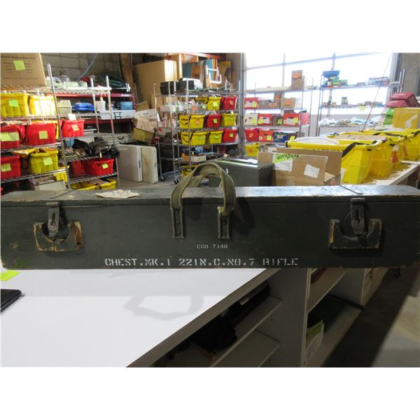 Canadian Military Wood Rifle Box - MK.I 22IN.C.NO.7 Rifle