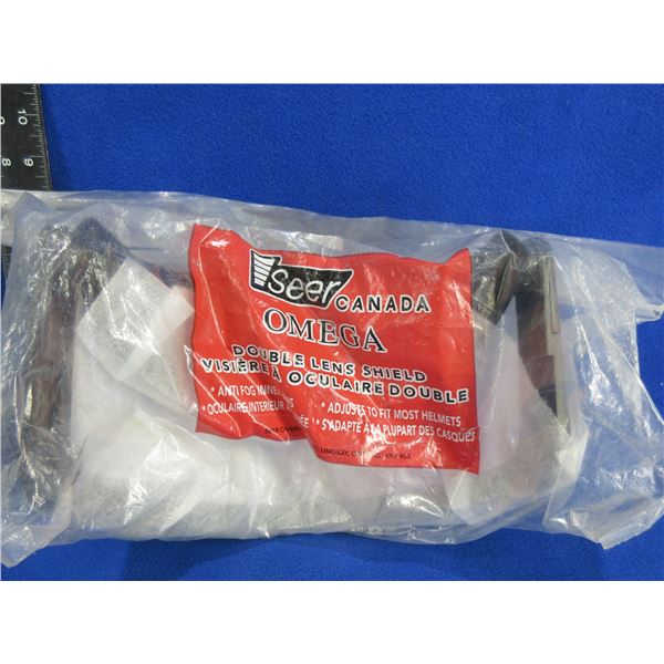 Seer Omega Double Lens Face Shield - Appears Unused