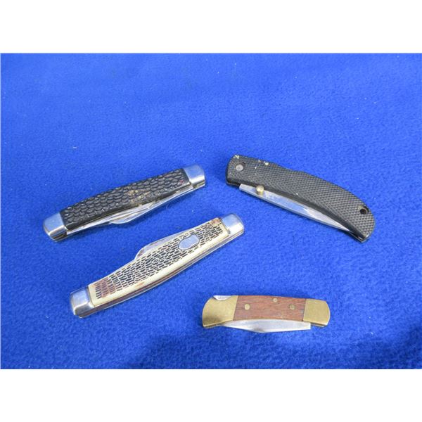 4 Folding Pocket Knives
