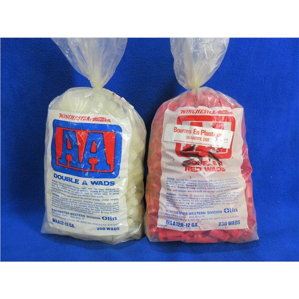 Winchester Double A Type 12 Gauge Wads - 2 Bags of 250