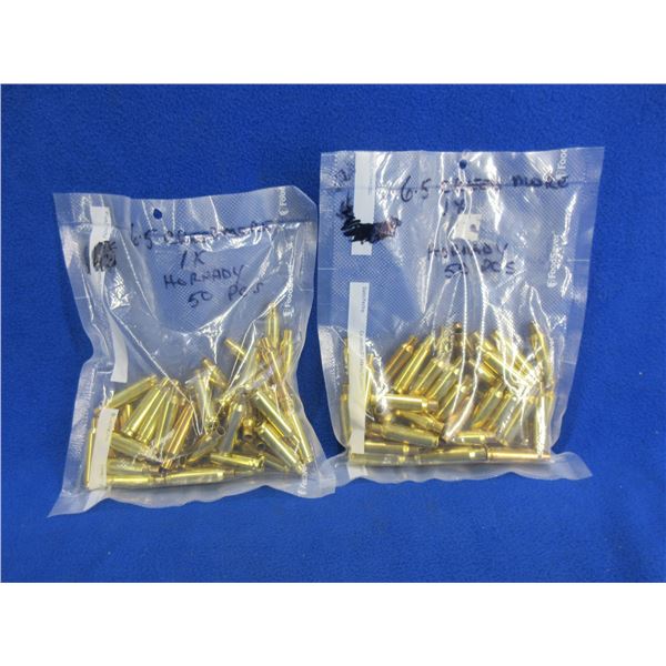 Brass Only - 6.5 Creedmoor Once Fired Deprimed Hornady