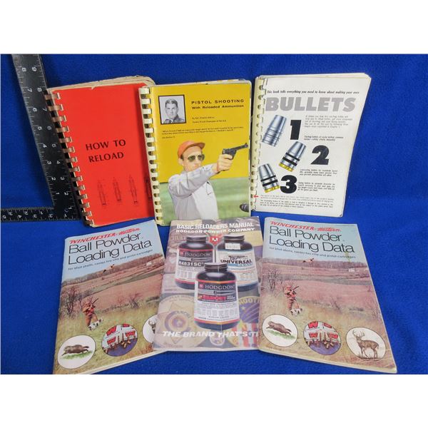 6 Reloading Handbooks