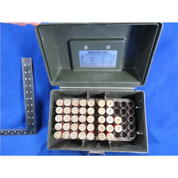 Case-Gard 100 Round Shotshell Box with 37 Hulls (12 Ga)