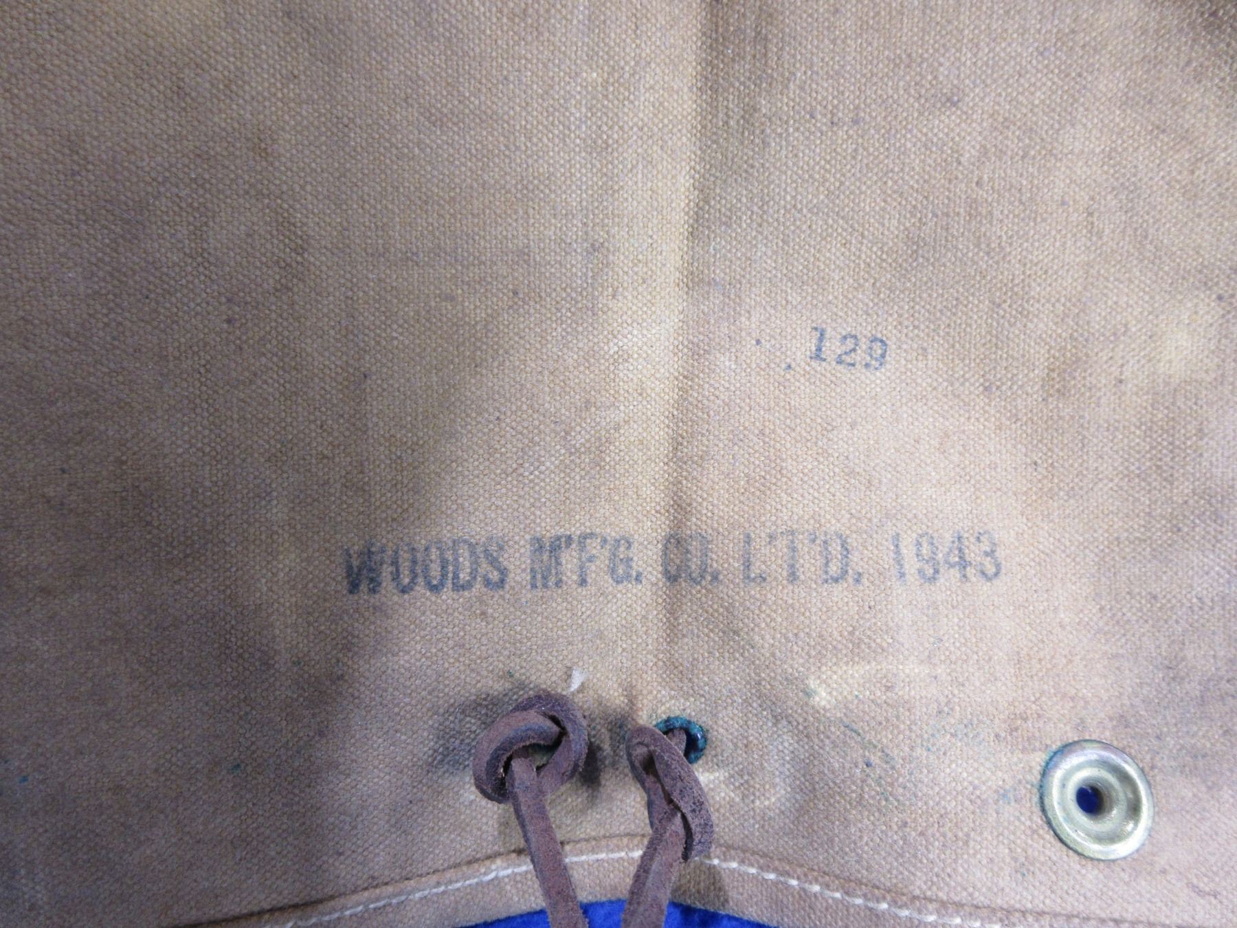 CALYX WWII British Lee Enfield Action Cover - S-1942 Marked Canvas Reproduction