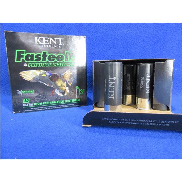 12 Ga 3" 2 Shot Kent Fasteel 2.0 Shotshells - 2 Boxes of 25