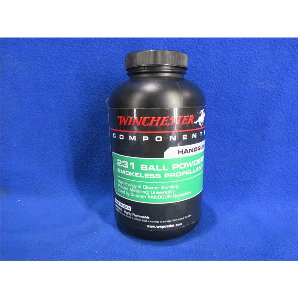 Winchester Handgun 231 Ball Powder - Sealed 1 lb Tub
