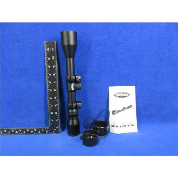 Weaver 3-9x40mm Riflescope With Mounting Rings