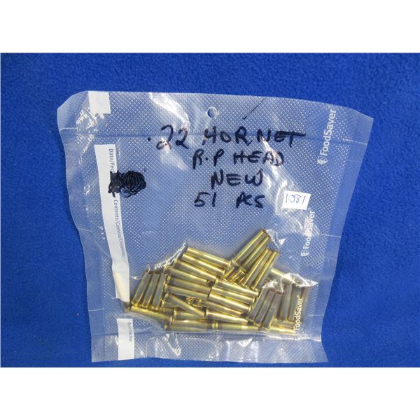 NEW - Brass Only - 22 Hornet R P Headstamp Unprimed