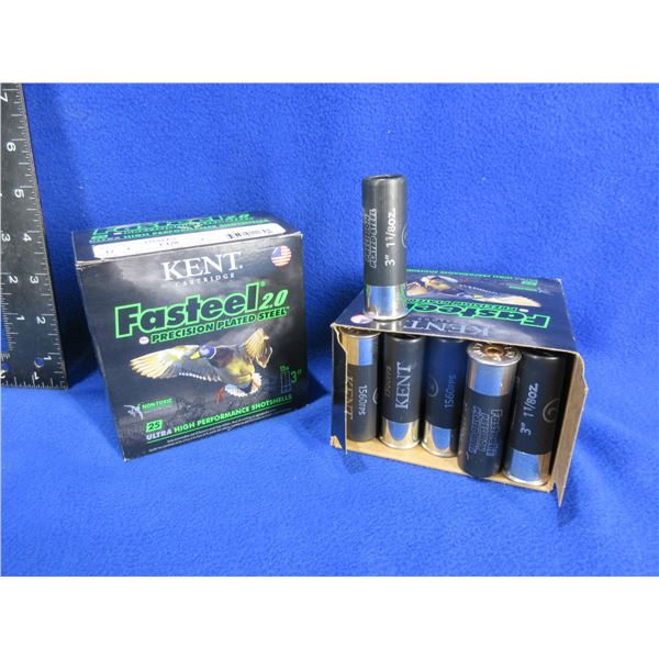 12 Ga 3" 2 Shot Kent Fasteel 2.0 Shotshells - 2 Boxes of 25