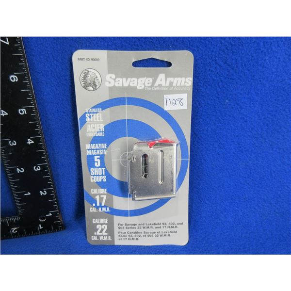 NEW - 17 HMR/22 WMR Savage Arms 5 Round Magazine