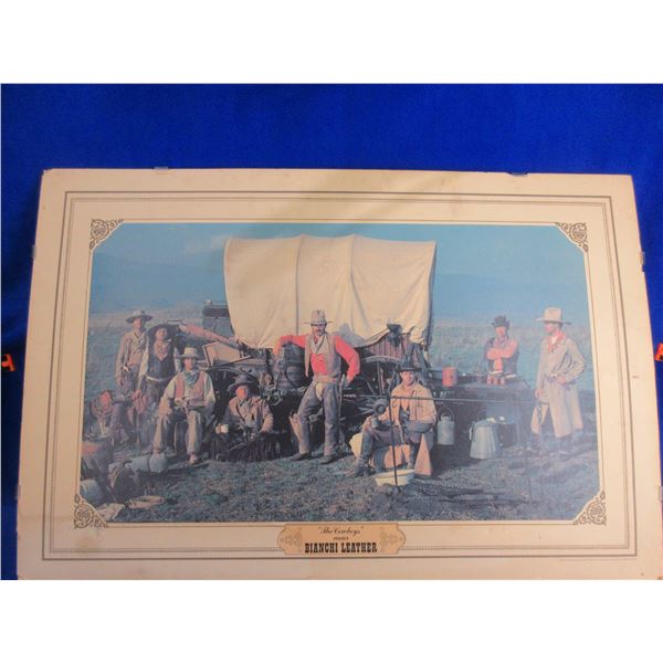 "The Cowboys" wear Bianchi Leather Picture - 24" x 36"