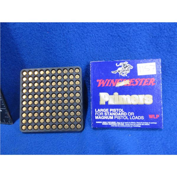 Winchester No. WLP Large Pistol Primers - Box of 100