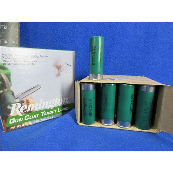12 Ga 2 3/4" 7 1/2 Shot Target Loads Remington Shotshells
