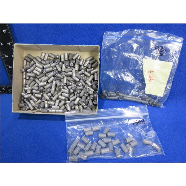 32 S&W Bullets - Box of Approx. 280, Bag of 26, Bag of 29