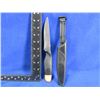 Image 1 : Ruko Shark Fixed Blade Knife with Sheath - 4 1/2" Blade