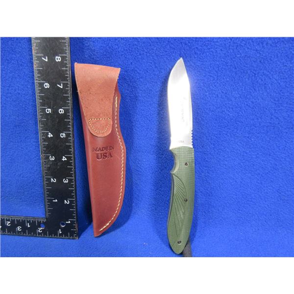 Browning Fixed Blade Knife with Leather Sheath
