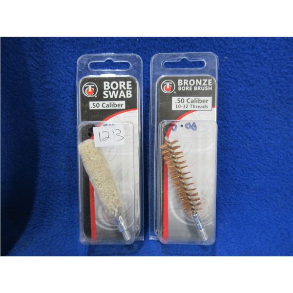 NEW - 50 Cal Bore Swab and Bronze Bore Brush