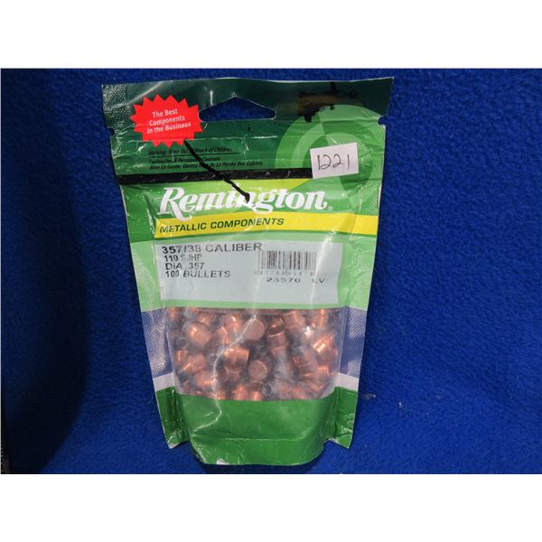 357/38 Cal. .357" SJHP Remington Bullets - Bag of 100