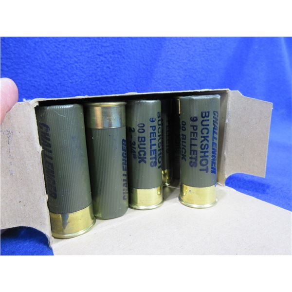 12 Ga 2 3/4" 00Buck Magnum Challenger Shotshells