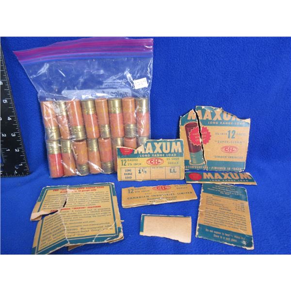 Collector Ammo - 12 Ga 2 3/4" 6 Shot Maxum Shotshells