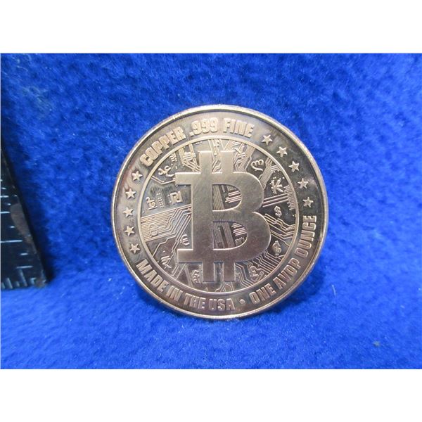 USA 1 Ounce .999 Fine Copper Coin