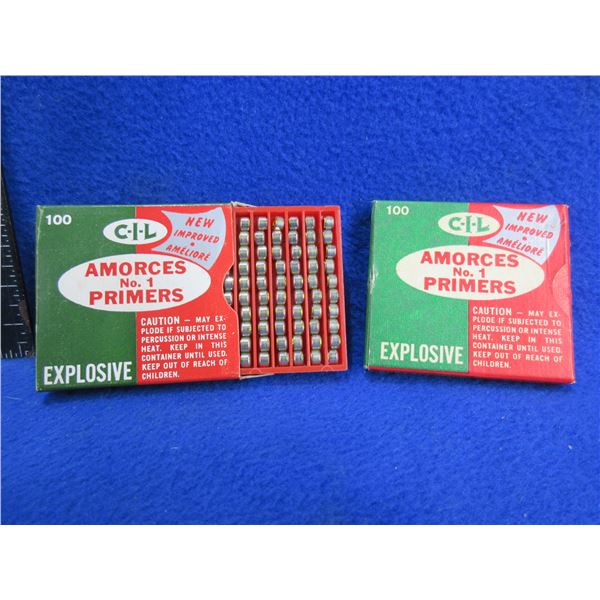 Collector Primers - CIL No. 1 Small Pistol Primers