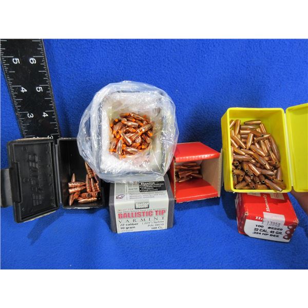 22 Cal. .224" Bullets - 5 Boxes