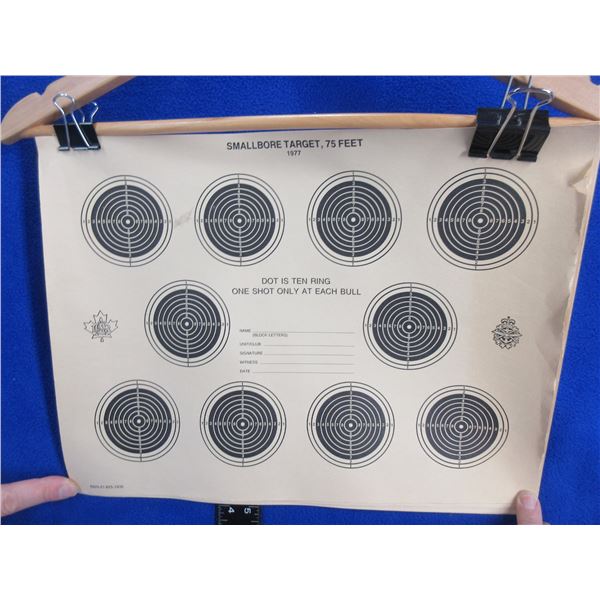 15 Targets - Smallbore Target 75' - 15 1/4" x 11 1/2"