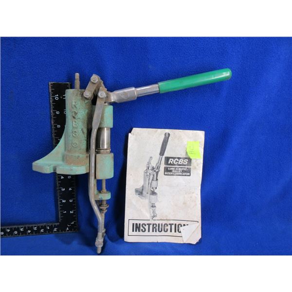 RCBS Lube-A-Matic Bullet Sizer/Lubricator with Instructions