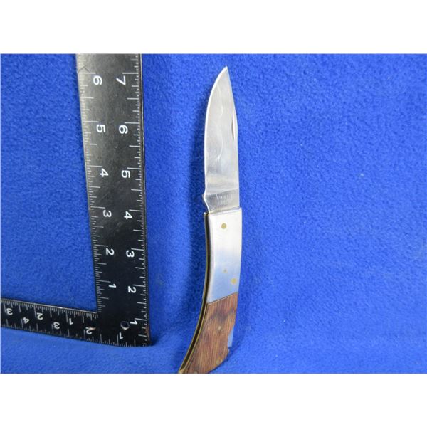 Folding Blade Stainless Steel Knife - 2 3/4" Blade