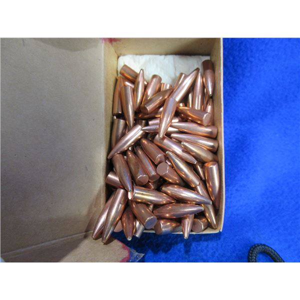 6MM Cal. .243" 75gr HP Spire Hornady Bullets - Box of 98