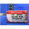 Image 2 : 6MM Cal. .243" 75gr HP Spire Hornady Bullets - Box of 98