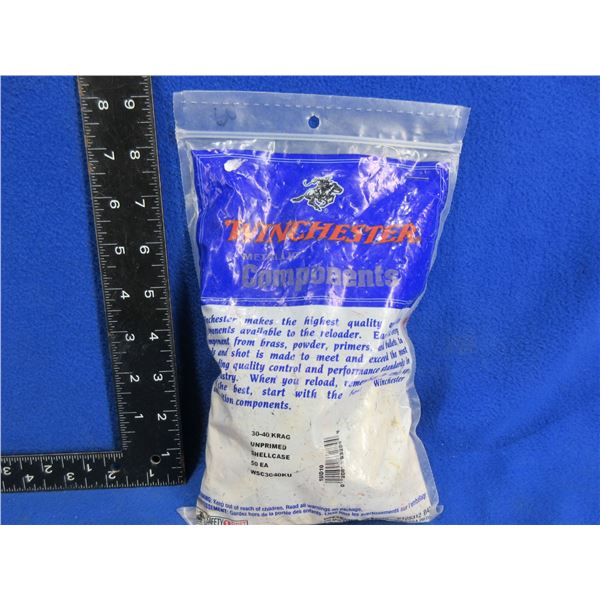 NEW - Brass Only - 30-40 Krag Unprimed Winchester