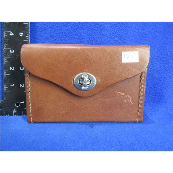 Leather Ammo Belt Pouch