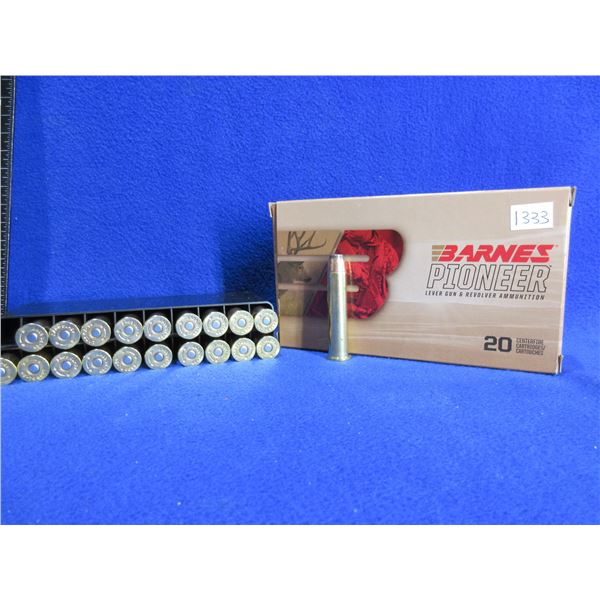 45-70 Gov't 400gr Original Barnes Pioneer Cartridges