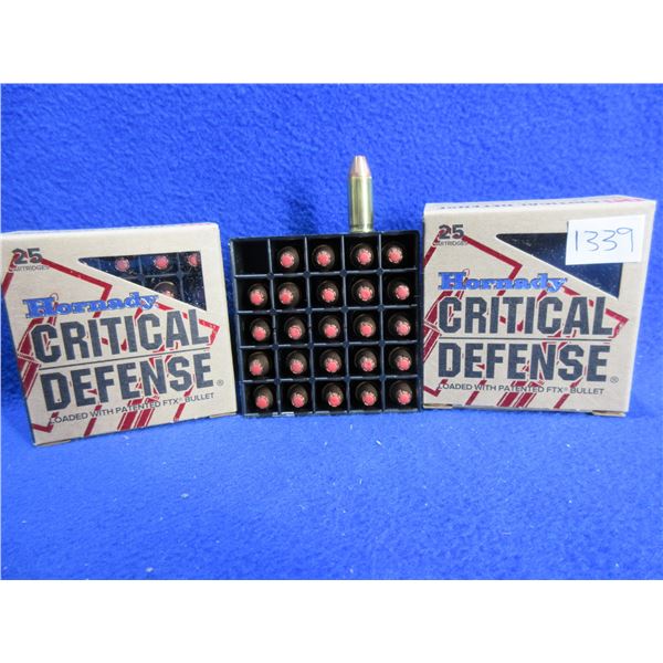 32 Auto 60gr FTX Critical Defense Hornady Cartridges