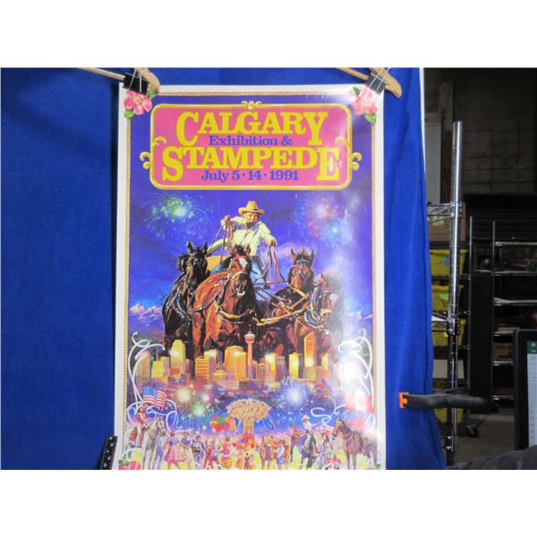 2 Posters - Calgary Exhibition & Stampede 1990 and 1991