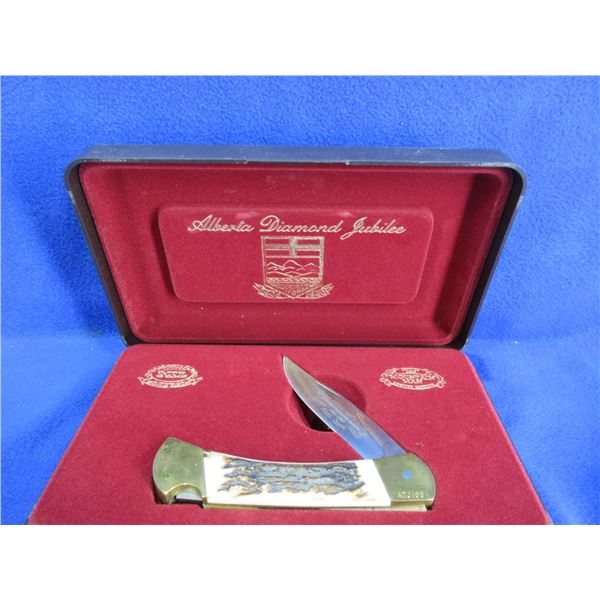 Schrade Limited Edition Folding Blade Knife - 3 1/2" Blade