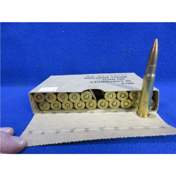 303 Inch Ball MK8Z CDN Military Cartridges - Box of 20