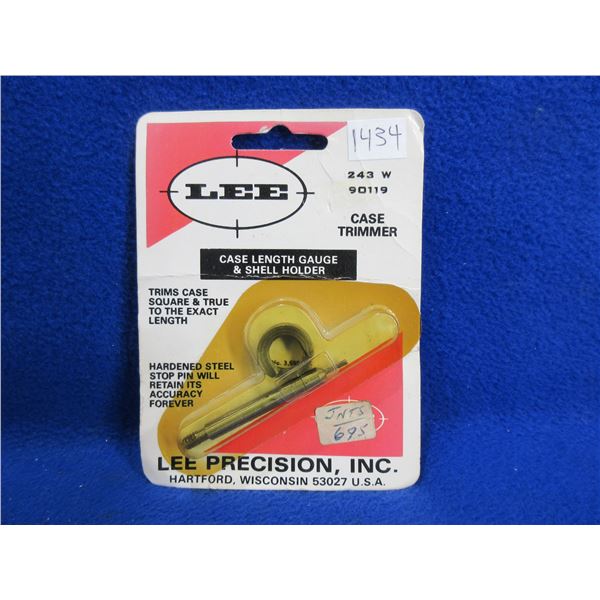 NEW - Lee 243 Win. Case Length Gauge and Shell Holder
