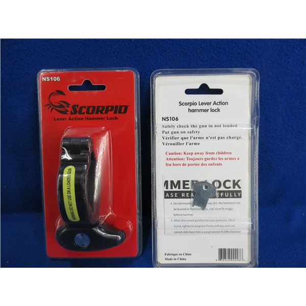 NEW - 2 Scorpio Lever Action Hammer Locks # NS106