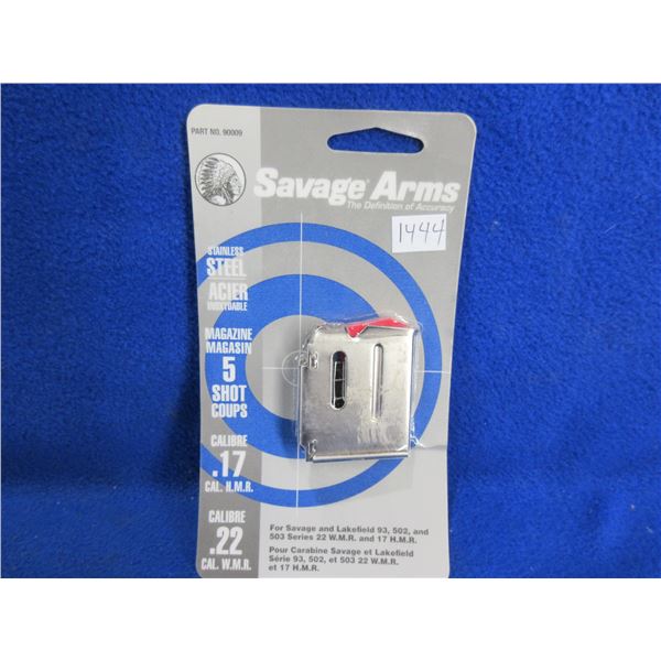 NEW - 17 HMR/22 WMR Savage Arms 5 Round Magazine