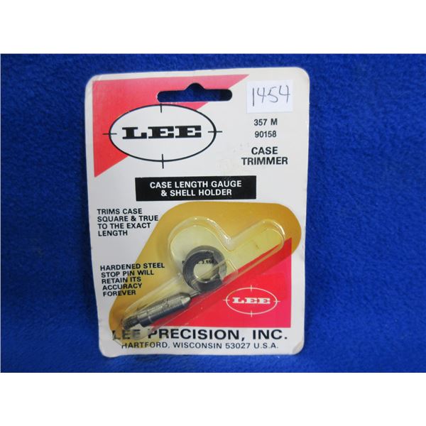 NEW - Lee 357 Mag Case Length Gauge and Shell Holder