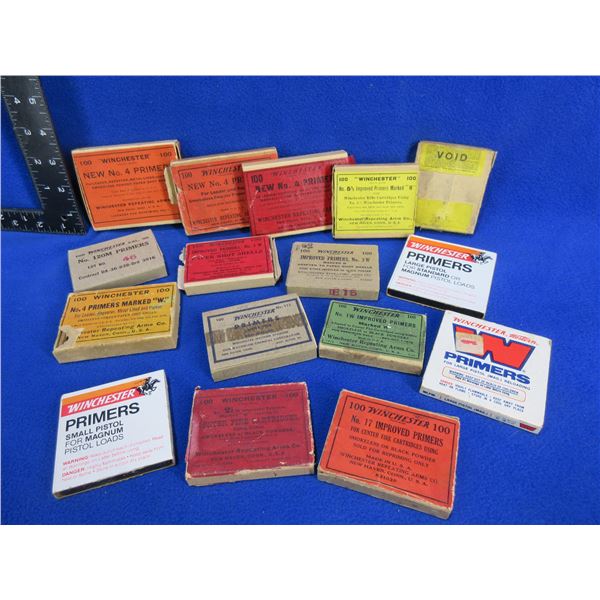 Lot of 16 Empty Collector Primer Boxes