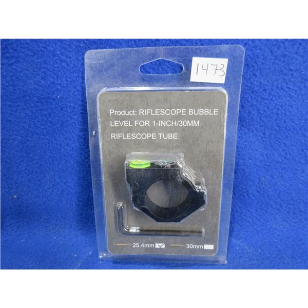 NEW - 25.4MM Riflescope Bubble Level with Compass