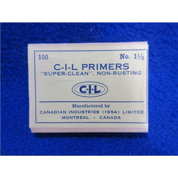 Collector Primers - CIL No. 1 1/2 Small Rifle Primers
